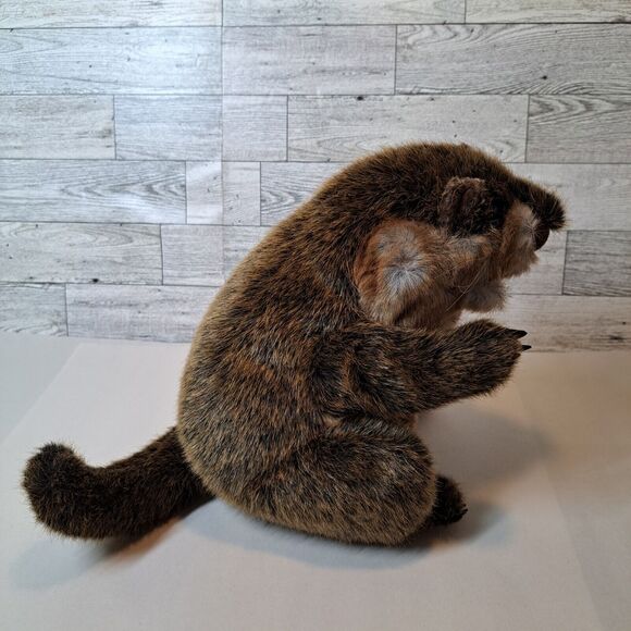 Folkmanis Groundhog Hand Puppet Realistic Soft Fur Plush Toy Stuffed Animal - Picture 4 of 10